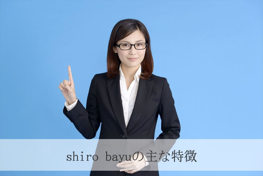 shiro bayuの説明をする女性